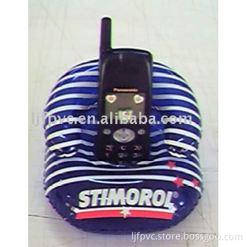pvc inflatable mobilephone holder